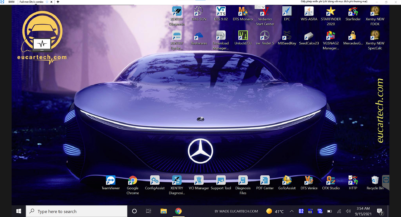 Cài đặt phần mềm đầy đủ lập trình mã hóa chẩn đoán trang bị thêm cho Mercedes Benz qua Teamviewer