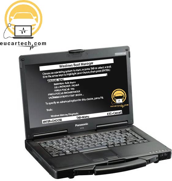 Laptop Panasonic CF53 chuyên dụng cho quân đội và kỹ thuật