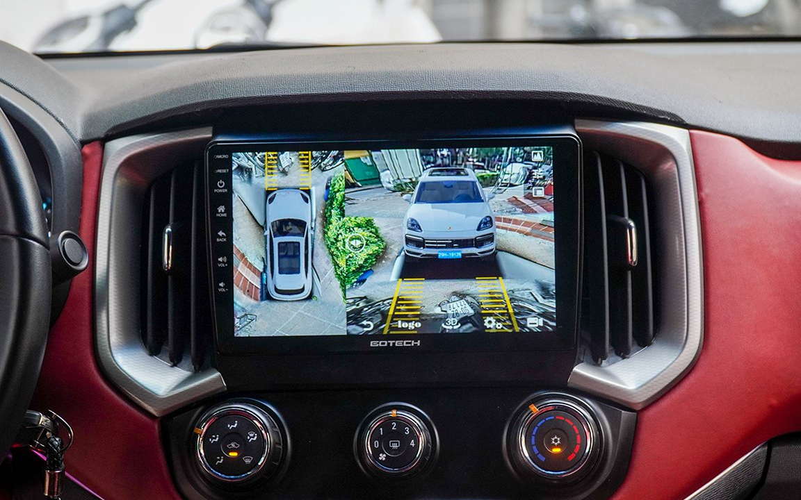 Camera 360 ô tô với khả năng quan sát bao quát toàn bộ các góc khuất quanh xe