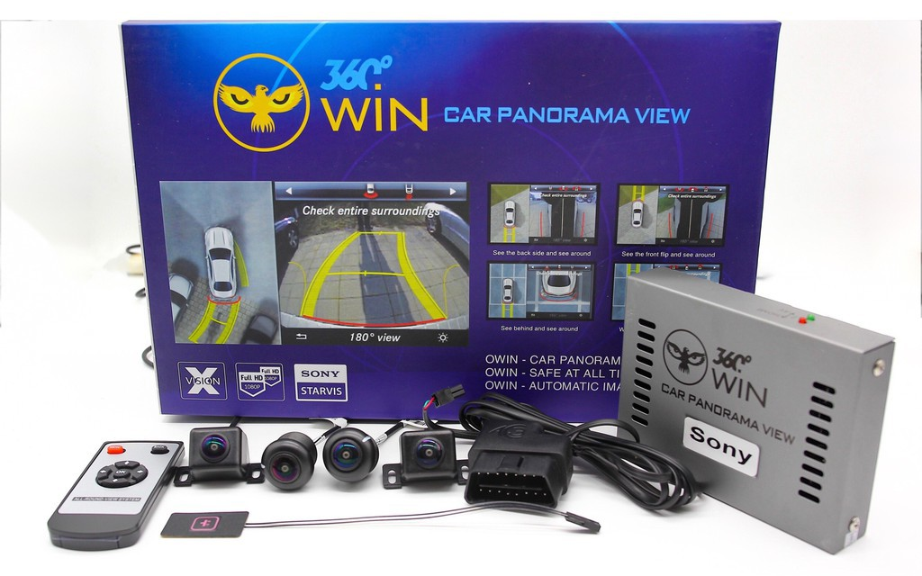 Hộp điều khiển là một bộ phận quan trọng trong cấu tạo camera 360 ô tô
