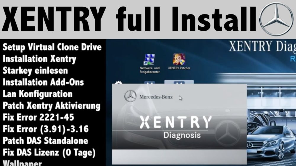 Tìm hiểu phần mềm Xentry - phần mềm chuẩn đoán dành cho Mercedes