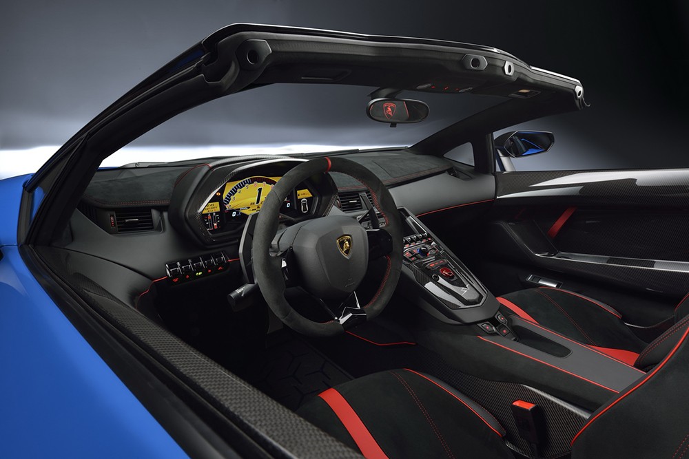 Nội thất Lamborghini Aventador LP750-SV Roadster 
