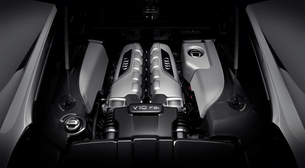 Động cơ Audi R8 Spyder.