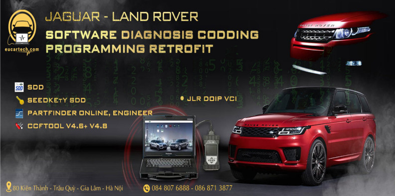 Tìm hiểu phần mềm Pathfinder dành cho xe Jaguar và Land Rover