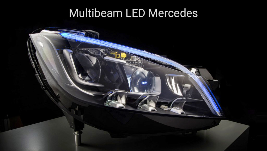 Multibeam LED là gì? Công nghệ đèn pha thông minh của Mercedes-Benz