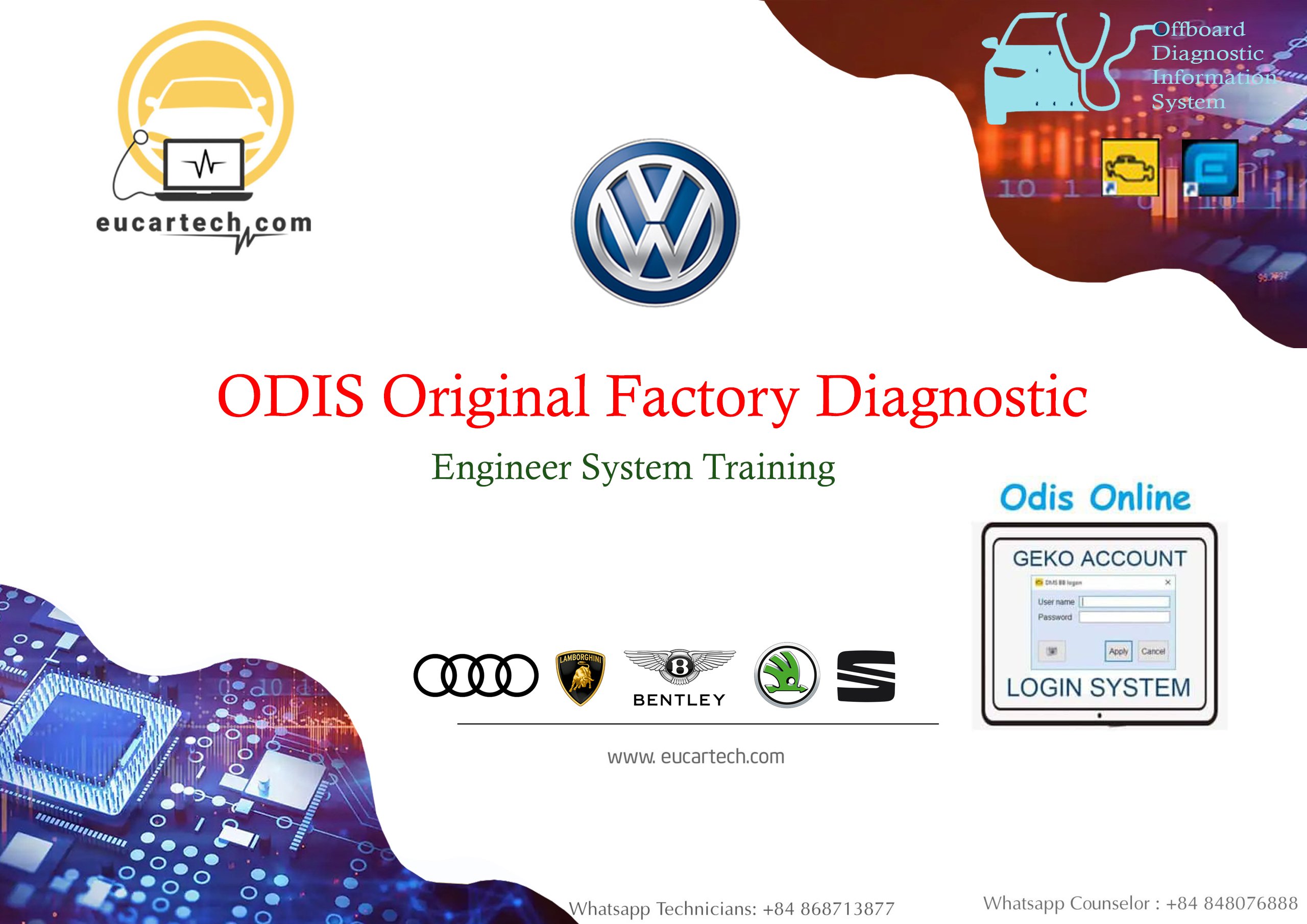 Odis Origianl Factory Diagnostic Firsit book for real special functions ODIS E and ODIS S software