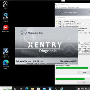 Mercedes_Benz Xentry 09.2022 Tải xuống phần mềm chẩn đoán XDOS Openshell