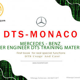 Sách đào tạo DTS Super Engineer của DTS Monaco Mercedes - Benz.