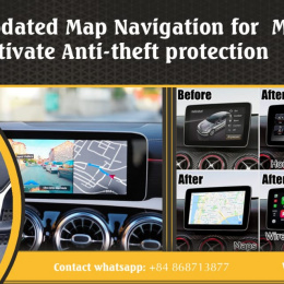 Phần mềm Cập nhật Điều hướng Bản đồ Kích hoạt Bảo vệ Chống Trộm cho Mercedes (Anti-Theft )