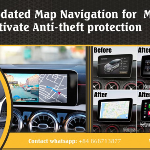 Aktualisierte Kartennavigation Aktivieren Sie den Diebstahlschutz für Mercedes Benz