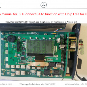 Hier ist ein Handbuch für SD Connect C4, damit es mit Doip Free für alle funktioniert.