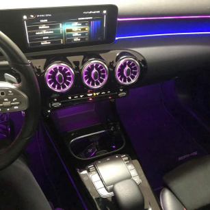 Rüsten Sie das 64-Farben-LED-Lichtsystem für Mercedes Benz W177 auf