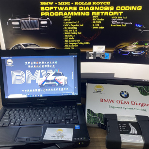 Combo chẩn đoán xe BMW (Toughpad CF-53 + Full phần mềm BMW + Icom Next Wifi + Sách đào tạo BMW)